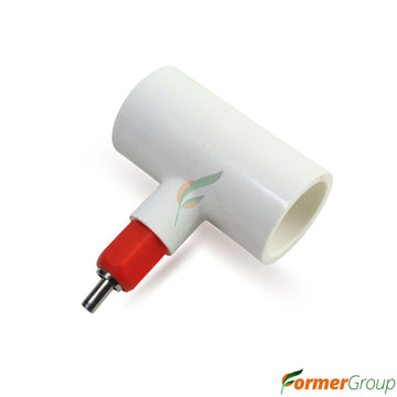 Bebedero Niple Pollos Con T PVC