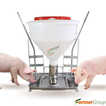 Comedero Cerdo Automático Tolva Seca Humeda