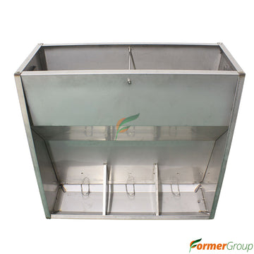 Comedero Cerdos Automático En Acero Una Cara Ceba