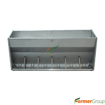 Comedero Cerdos Automático En Acero Una Cara 6 Espacios Preceba