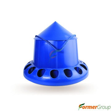 Comedero Pollo Codorniz 4kg Azul