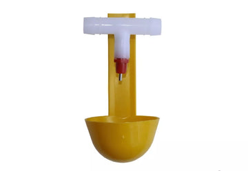 Bebedero Taza + nipple Para Aves Gallinas,pollos,codorniz