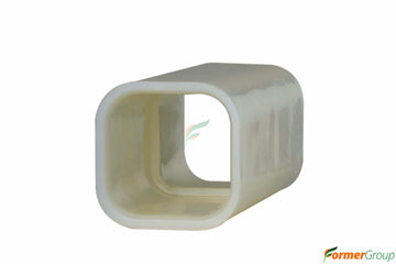 Conector Tubo Cuadrado En Pvc