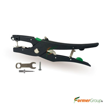 Pinza Chapeteadora Para Perforar Oído Animal, Alicate