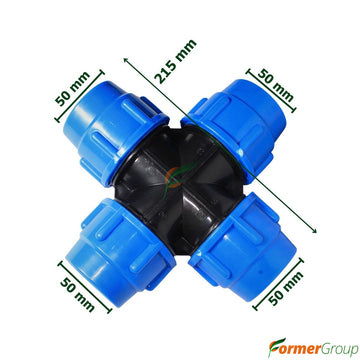 Conectores Mangueras Sistema Riego De 50mm