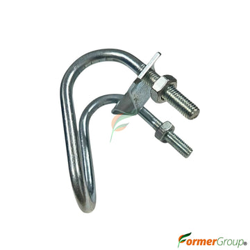 Abrazadera Tipo U Ovalada Para Jaulas Parideras X5 Unidades