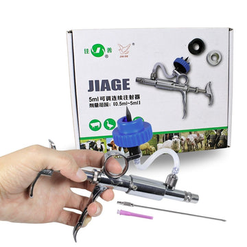 Jeringa Veterinaria Metálica