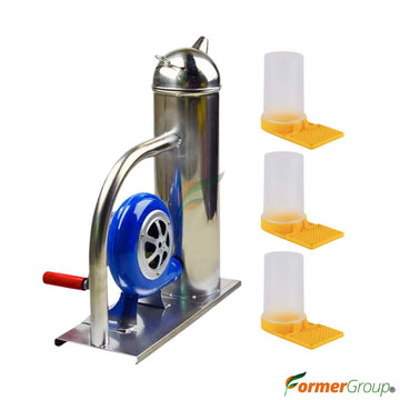 Kit Ahumador Más 3 Bebederos Para Abejas Apicultura