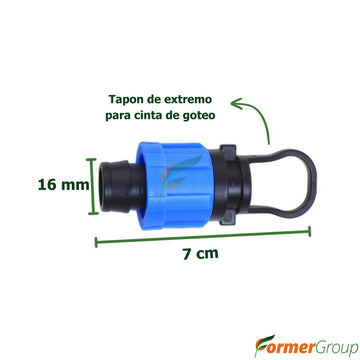 Tapon Extremo Cinta 16mm