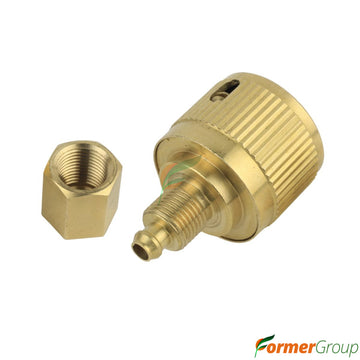 Acople Rapido Manguera Conector Conversor Latón 4mm