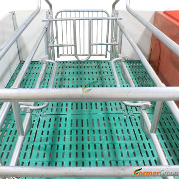 Jaula Paridera Doble Para Cerdas Panel Pvc