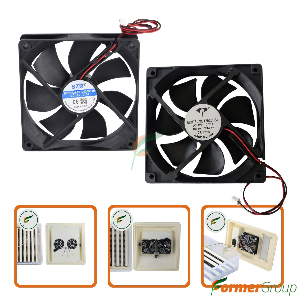 Ventilador Incubadora Huevo 12v