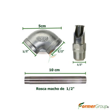 Kit Bebedero 5,6 para Lechones Conector Codo