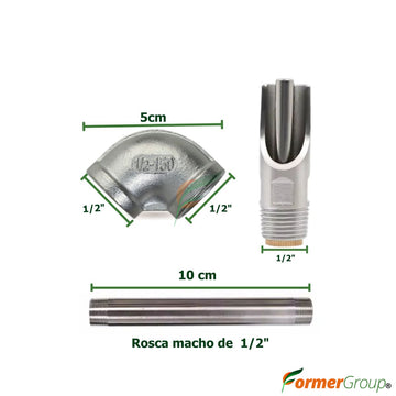 Kit Bebedero 6,6 para Cerdos Conector Codo