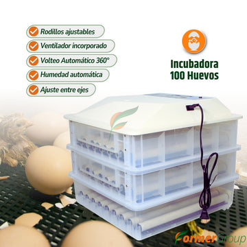 Incubadora 150 Huevos Volteo Automático