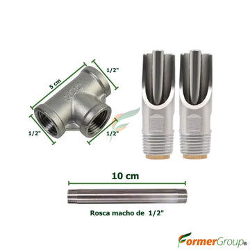 Kit Bebedero 6,6 para Cerdos Conector 1/2