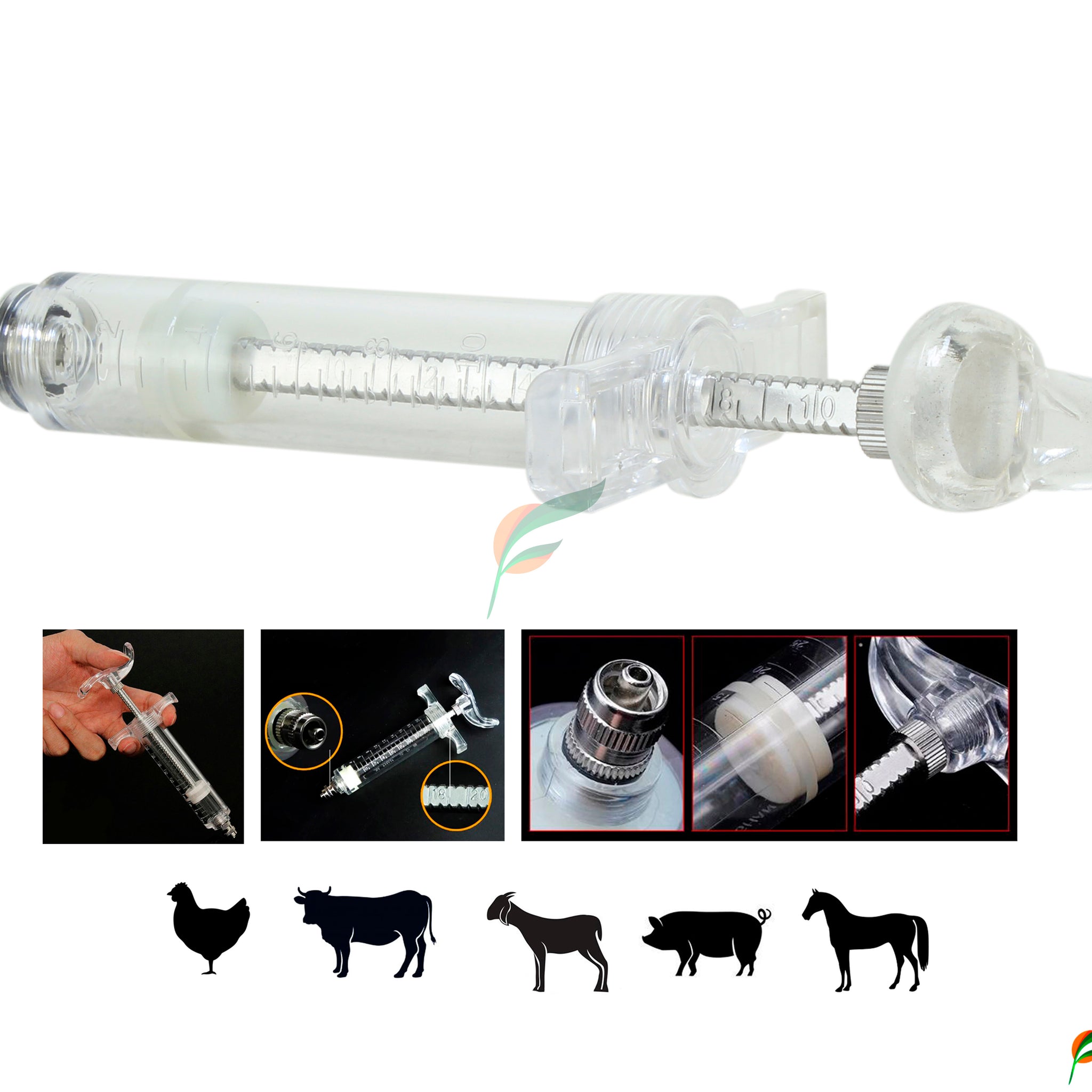 Jeringa Veterinaria 10ml, 20ml ó 50ml