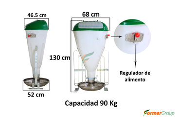 Comedero Cerdo Automático Tolva