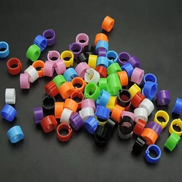 Anillos Para Marcar Aves Por 100 De Colores Sin Numerar