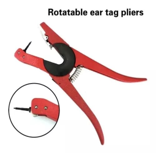 Pinza Chapeteadora Pin Rotable Para Perforar Oreja Animal