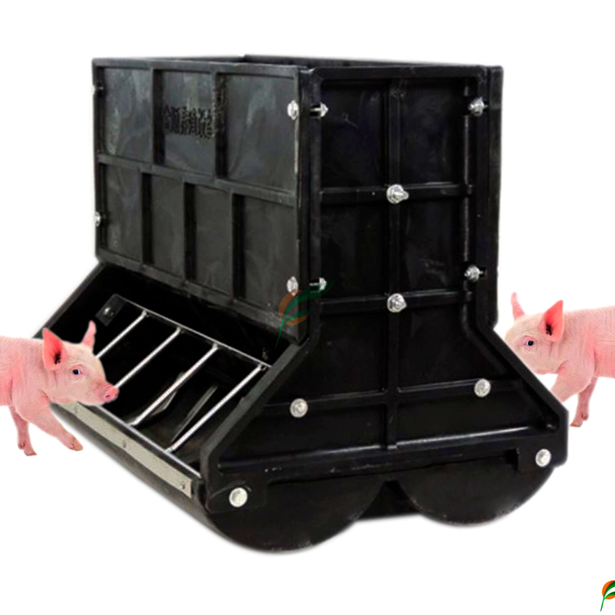 Comedero Automático Cerdos Lechones Doble Lado